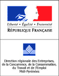Logo de la DIRECCTE de Midi-Pyrénées